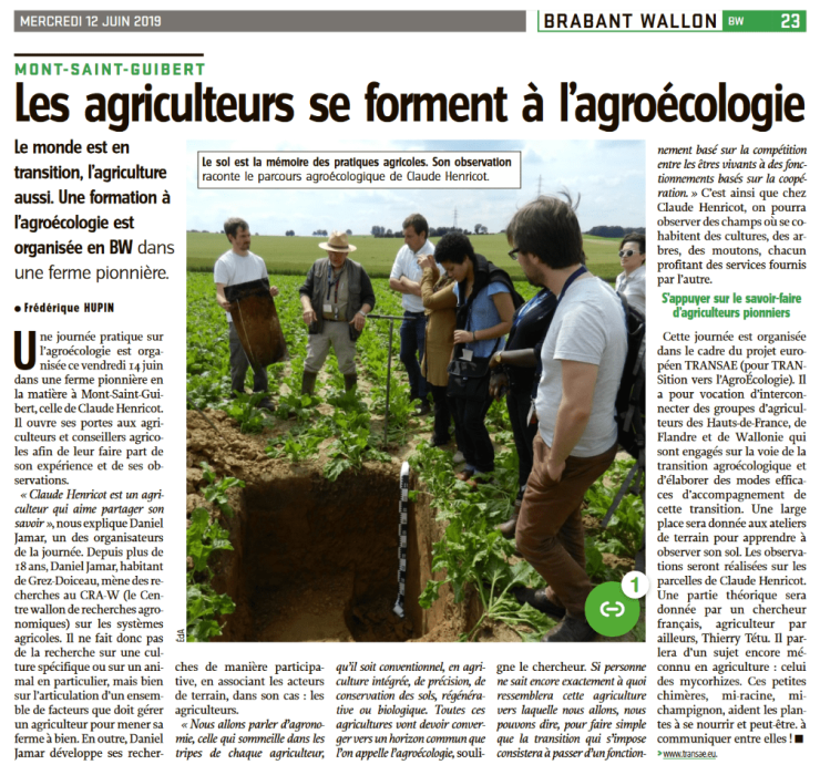 [Ferme ouverte] Première Rencontre de l’Agroécologie pratique dans les systèmes de grandes cultures